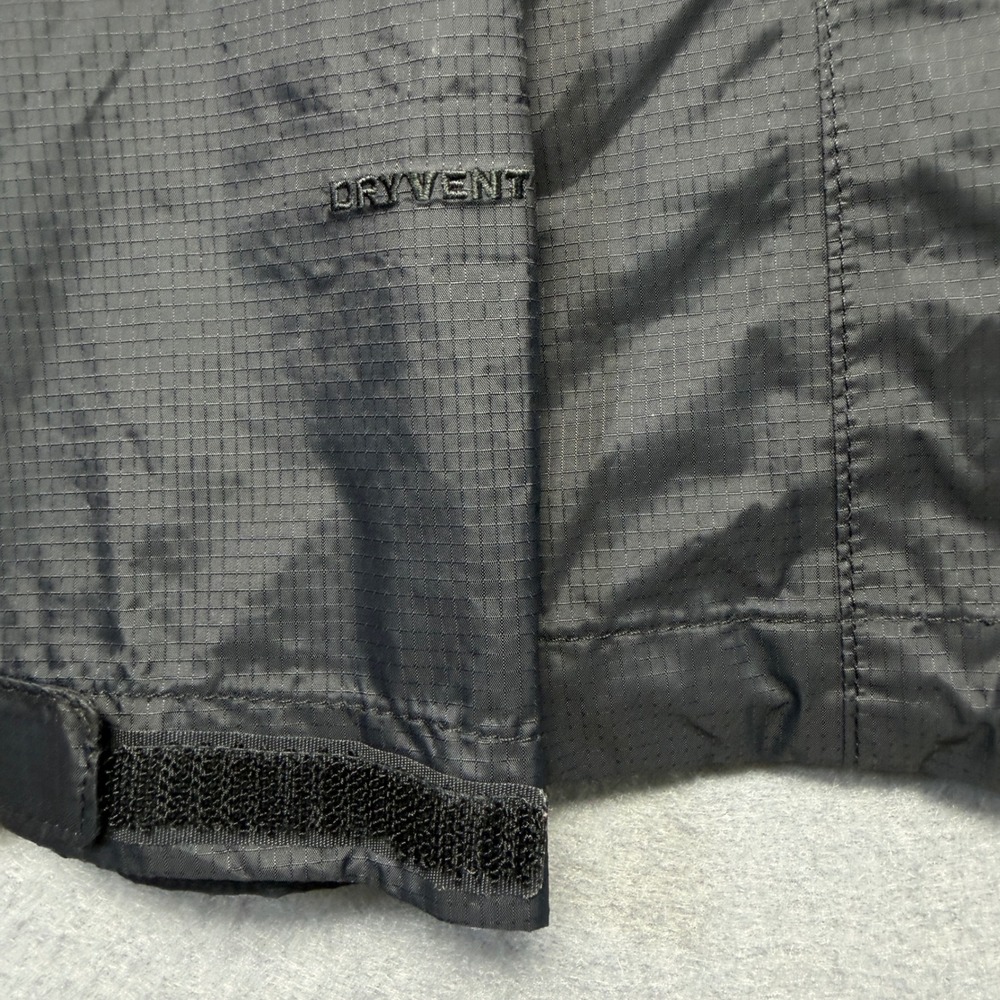 The North Face DryVent Rain Jacket Womens Black Hooded Waterproof Pit Zips Shell - Picture 9 of 12